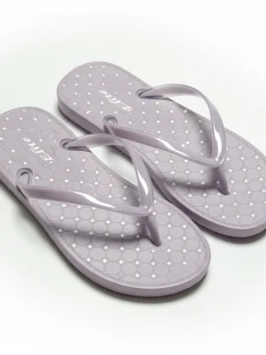 Elite Women's Lightweight & Durable Casual Flip-Flop Lavender Grey