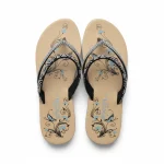 Excel Women’s Stylish Butterfly Printed Flip-Flop Sandals