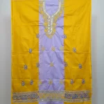 Exclusive Contrast Unstitched with Mirror Work