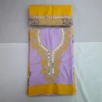 Exclusive Contrast Unstitched with Mirror Work