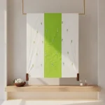 Premium White & Lime Green Cotton with Elegant Floral Embroidery