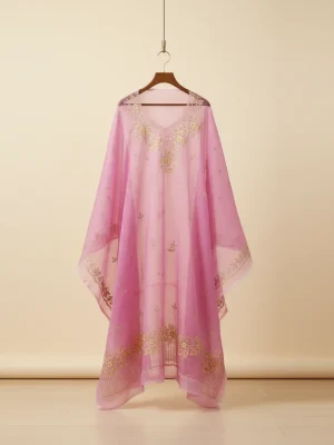 Exclusive Olive Green Cotton Unstitched with Heavy Mirror & Embroidery Work