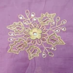 Exclusive Olive Green Cotton Unstitched with Heavy Mirror & Embroidery Work