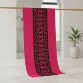 Magenta Geometric Handwoven Wall Hanging