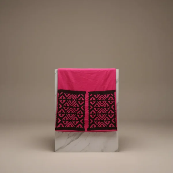 Magenta Geometric Handwoven Wall Hanging